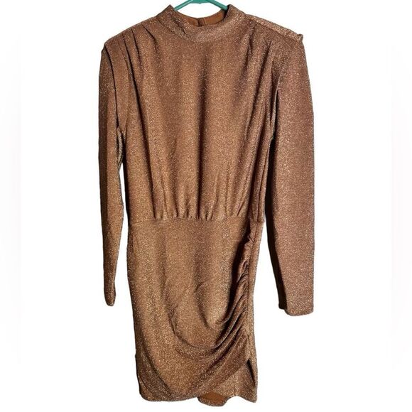Halogen Dresses & Skirts - NWOT Halogen Brown Glittery Dress size XL